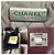Borsa a tracolla Chanel in tweed rosso e pelle - vista 5