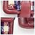 Borsa a tracolla Chanel in tweed rosso e pelle - vista 6