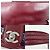 Borsa a tracolla Chanel in tweed rosso e pelle - vista 8