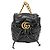 Mochila acolchada GG Marmont para mujer Gucci Negro