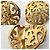 Orecchini Chanel Vintage Gold Clip D'oro - vista 5