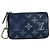 Louis Vuitton Pochette Clé Mahina Blu navy