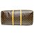 Borsa Boston Louis Vuitton Keepall 55 Marrone - vista 3