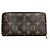Portafoglio Zippy Louis Vuitton in Monogram marrone - vista 2