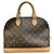 Borsa Louis Vuitton Alma PM Marrone - vista 2
