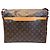Borsa a Spalla Louis Vuitton Abbesses Marrone - vista 2