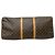 Borsa Boston Louis Vuitton Keepall 60 Marrone - vista 3