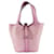 Borsa micro Hermès Lucky Daisy Picotin Lock Rosa