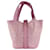 Borsa micro Hermès Lucky Daisy Picotin Lock Rosa - vista 3
