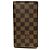 Louis Vuitton Damier Canvas langer Geldbeutel Braun