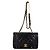 Borsa a tracolla con catena Chanel Diana 22 Nero