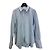 Anine Bing Camisa Oversize de Algodón Azul Claro