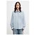 Anine Bing Camisa Oversize de Algodón Azul Claro - vista 5