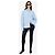 Anine Bing Camisa Oversize de Algodón Azul Claro - vista 6