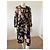Diane Von Furstenberg Mono de Seda Estampado Floral Negro Rosa Amarillo - vista 2