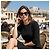 Timeless Chanel Occhiali da sole Butterfly Cat-Eye Logo CC Cuore 5477 - Nero - vista 10