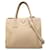 Borsa a mano con placca logo Triangle Prada Beige  - vista 1