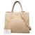 Borsa a mano con placca logo Triangle Prada Beige  - vista 8