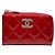 Monedero Chanel Coco Mark Matelassé Roja