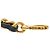 Timeless Cintura a Catena Chanel Coco Mark Vintage 1982 Nero D'oro - vista 3