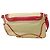 Céline Borsa Celine in tela beige e rosa - vista 2