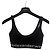 Alexander Wang Geripptes Logo-Band Bra Top Schwarz