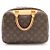 Louis Vuitton Monogramissime Bowling in tela Monogram e Exotics Marrone - vista 6