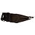 Borsa a tracolla Charles Jourdan Paris camoscio nero raso - vista 11