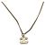Pendente Chanel CC in metallo D'oro