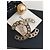 Spilla Chanel Logo CC a Catena con Strass Neri e Bianchi Nero Bianco Gold hardware - vista 8