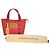 Louis Vuitton Antigua Cabas PM Borsa Tote Rossa Fucsia M40038 Rosso - vista 5