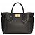 Louis Vuitton On My Side MM Sac Cabas Monogram Tufted Veau Cachemire Noir