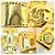 Orecchini a clip Chanel Gold con logo Coco D'oro - vista 6