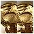 Orecchini Chanel Vintage Gold Clip D'oro - vista 4