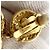 Orecchini Chanel Vintage Gold Clip D'oro - vista 6