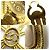 Orecchini Chanel Vintage Gold Clip - vista 5