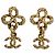 Orecchini a clip dorati Chanel D'oro
