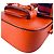 Borsa a tracolla in pelle Gucci Horsebit 1955 Arancione - vista 7