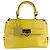 Gancini Borsa a mano/Borsa a tracolla in pelle gialla Salvatore Ferragamo Giallo