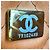 Borsa a tracolla Chanel in pelle arancione - vista 14