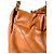 Borsa a tracolla Chanel in pelle arancione - vista 6