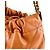 Borsa a tracolla Chanel in pelle arancione - vista 7