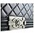 Borsa a tracolla Chanel Boy in agnello Large Nero - vista 11