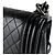 Borsa a tracolla Chanel Boy in agnello Large Nero - vista 6