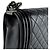 Borsa a tracolla Chanel Boy in agnello Large Nero - vista 7