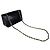 Borsa a tracolla Chanel in agnello nero - vista 10