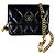 Chanel Pochette aus schwarzem Leder