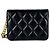 Chanel Pochette aus schwarzem Leder - Ansicht 3