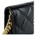 Chanel Pochette aus schwarzem Leder - Ansicht 7