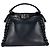 Fendi Mini Peekaboo Lederhandtasche Schwarz - Ansicht 3